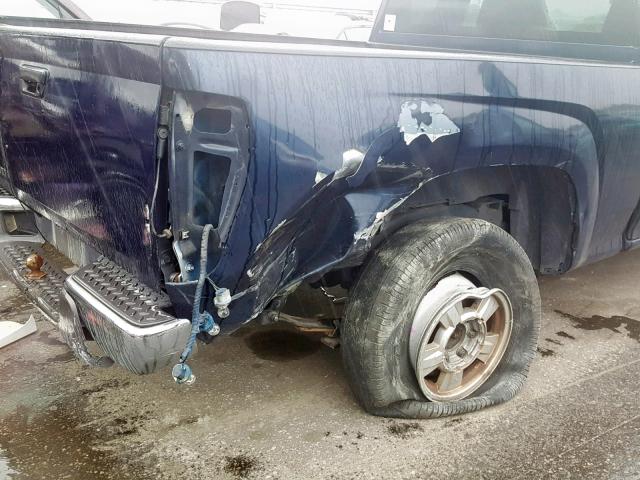 1GCCS19E578106130 - 2007 CHEVROLET COLORADO BLUE photo 9