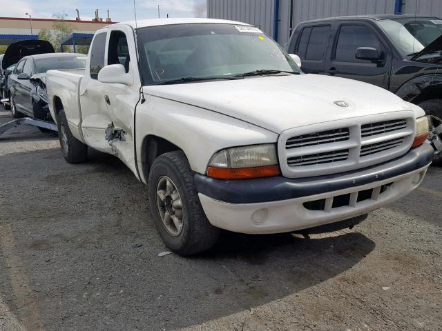 1B7GL22X9WS739389 - 1998 DODGE DAKOTA WHITE photo 1