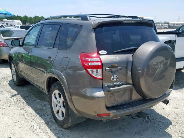 2T3ZF31V59W006502 - 2009 TOYOTA RAV4 LIMIT BROWN photo 3