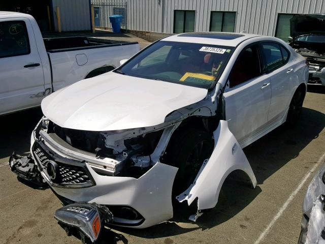 19UUB2F62KA005444 - 2019 ACURA TLX WHITE photo 2