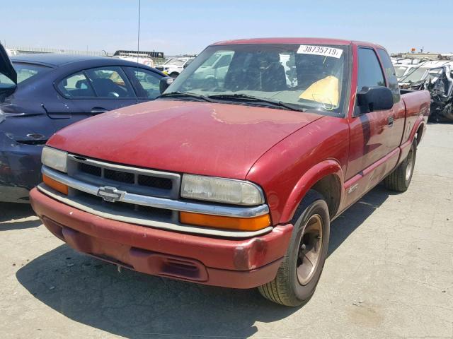 1GCCS1958Y8211326 - 2000 CHEVROLET S TRUCK S1 RED photo 2