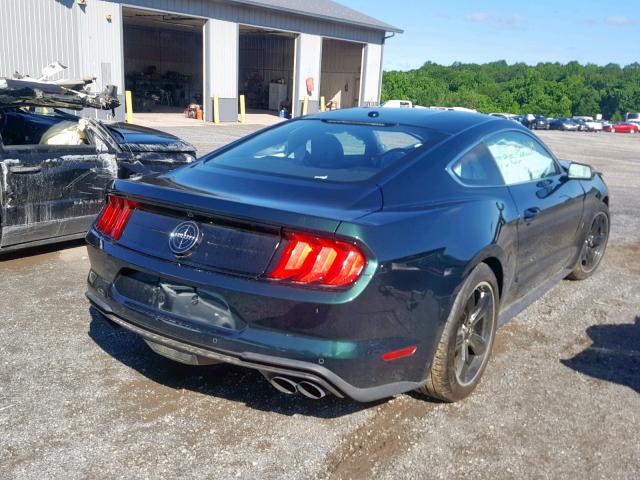 1FA6P8K03K5504569 - 2019 FORD MUSTANG BU GREEN photo 4