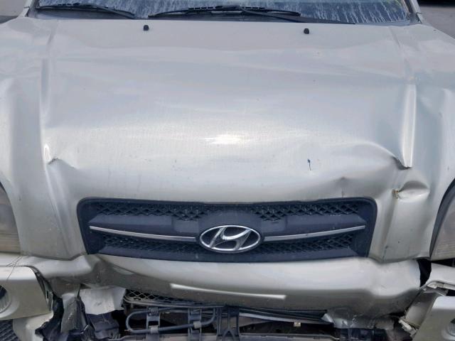 KM8JM12B36U434522 - 2006 HYUNDAI TUCSON GL GREEN photo 7