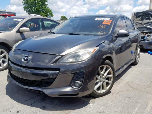 JM1BL1M54C1514394 - 2012 MAZDA 3 S GRAY photo 2