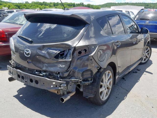 JM1BL1M54C1514394 - 2012 MAZDA 3 S GRAY photo 4