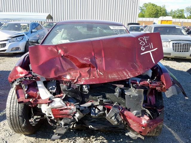 2C3CDXBG6JH230292 - 2018 DODGE CHARGER SX BURGUNDY photo 7