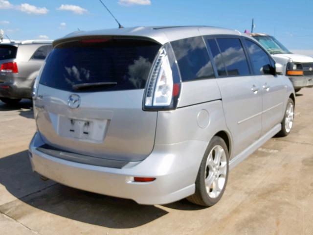 JM1CR293280319813 - 2008 MAZDA 5 SILVER photo 4