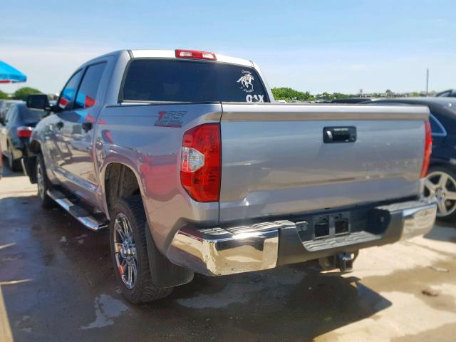 5TFEM5F17GX098517 - 2016 TOYOTA TUNDRA CRE SILVER photo 3