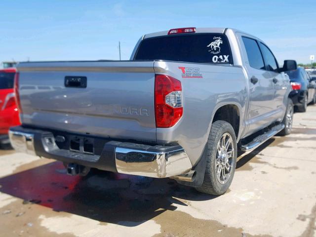 5TFEM5F17GX098517 - 2016 TOYOTA TUNDRA CRE SILVER photo 4