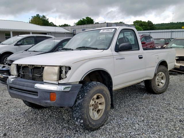 4TAPM62N5XZ517441 - 1999 TOYOTA TACOMA WHITE photo 2