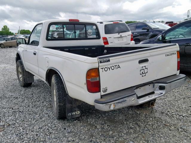 4TAPM62N5XZ517441 - 1999 TOYOTA TACOMA WHITE photo 3