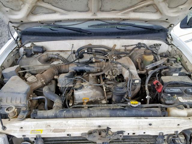 4TAPM62N5XZ517441 - 1999 TOYOTA TACOMA WHITE photo 7