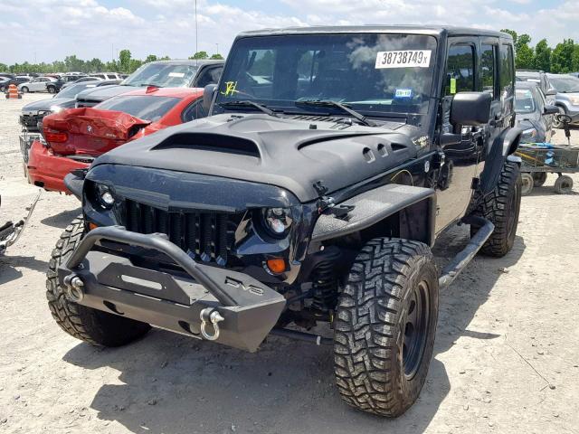 1J4GA39107L166689 - 2007 JEEP WRANGLER X BLACK photo 2