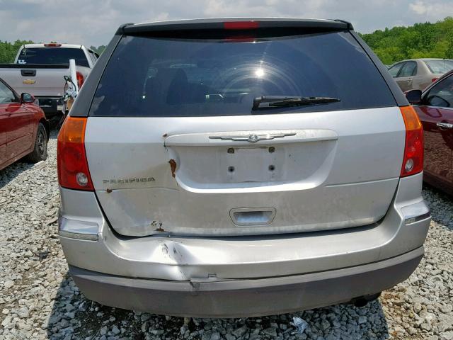 2C8GM68444R642180 - 2004 CHRYSLER PACIFICA SILVER photo 9