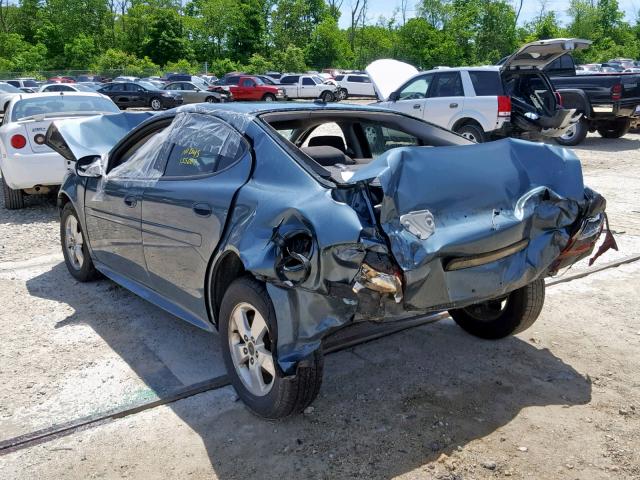 2G2WP552X61193899 - 2006 PONTIAC GRAND PRIX BLUE photo 3