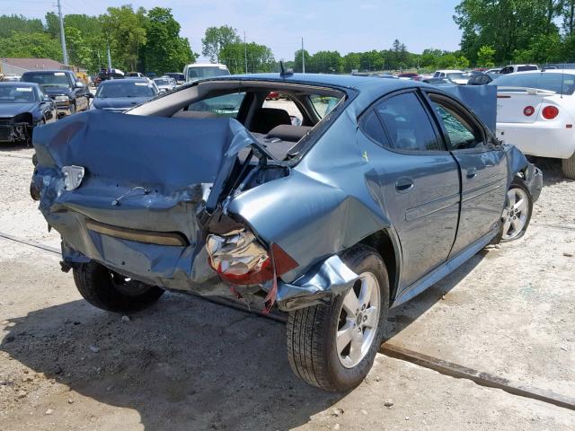 2G2WP552X61193899 - 2006 PONTIAC GRAND PRIX BLUE photo 4