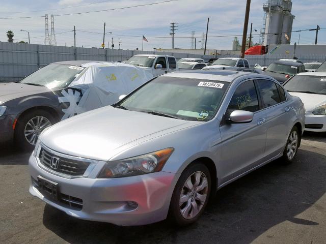 5KBCP3F83AB003924 - 2010 HONDA ACCORD EXL SILVER photo 2