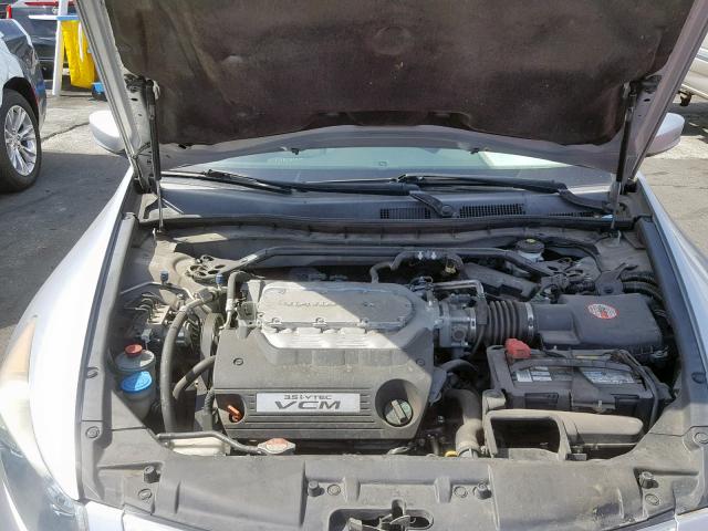 5KBCP3F83AB003924 - 2010 HONDA ACCORD EXL SILVER photo 7