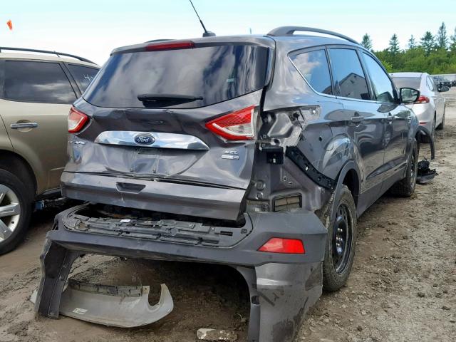 1FMCU9H91DUD59215 - 2013 FORD ESCAPE SEL GRAY photo 4