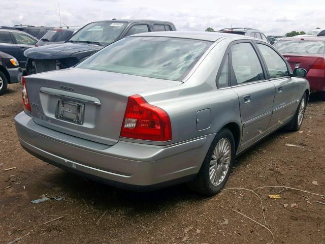 YV1TS92D441342749 - 2004 VOLVO S80 SILVER photo 4