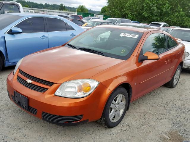 1G1AL15F467865903 - 2006 CHEVROLET COBALT LT ORANGE photo 2