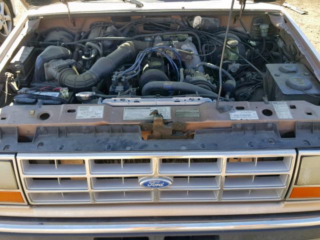 1FTCR10A6NUB77427 - 1992 FORD RANGER GOLD photo 7