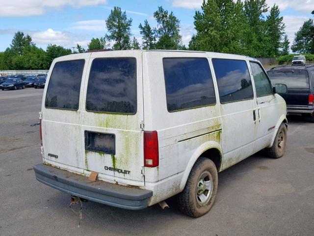 1GCDL19W71B130353 - 2001 CHEVROLET ASTRO WHITE photo 4