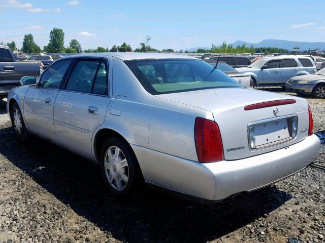 1G6KD54Y13U132596 - 2003 CADILLAC DEVILLE SILVER photo 3