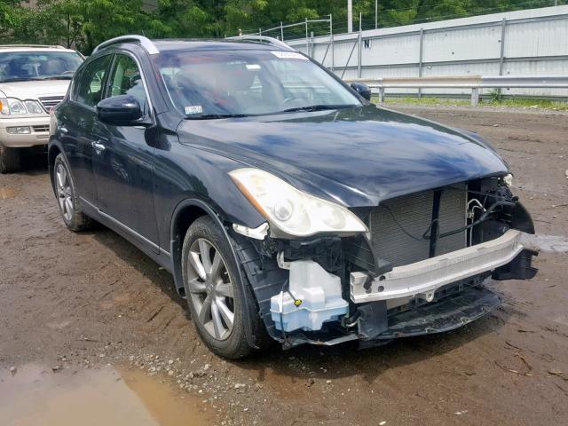 JNKAJ09F58M362210 - 2008 INFINITI EX35 BASE BLACK photo 1