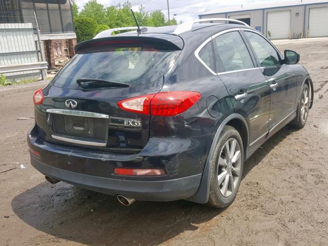 JNKAJ09F58M362210 - 2008 INFINITI EX35 BASE BLACK photo 4