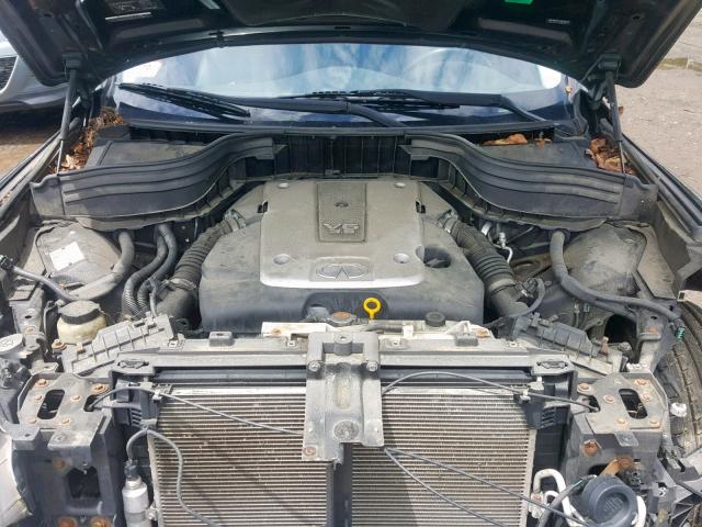 JNKAJ09F58M362210 - 2008 INFINITI EX35 BASE BLACK photo 7