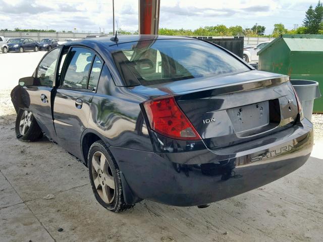 1G8AK55B07Z154567 - 2007 SATURN ION LEVEL BLACK photo 3