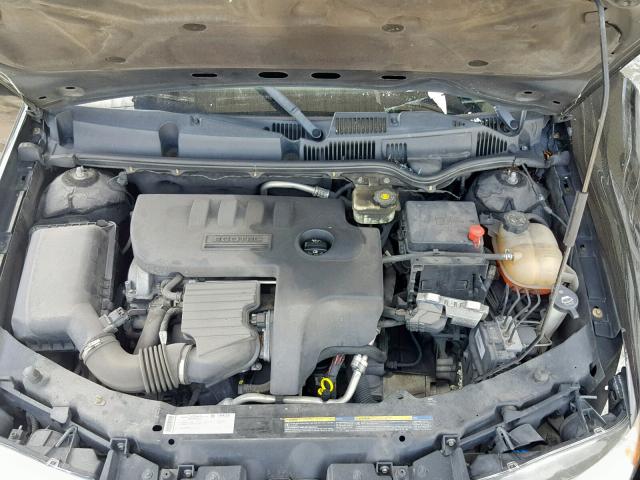 1G8AK55B07Z154567 - 2007 SATURN ION LEVEL BLACK photo 7