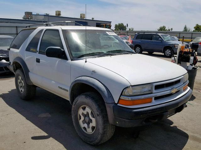 1GNCT18W4YK250643 - 2000 CHEVROLET BLAZER WHITE photo 1