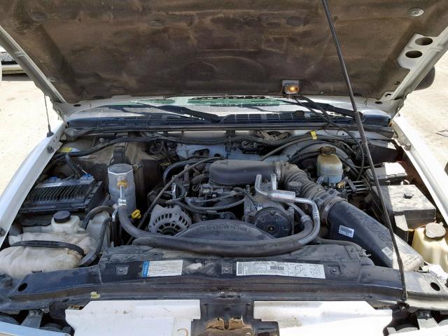 1GNCT18W4YK250643 - 2000 CHEVROLET BLAZER WHITE photo 7