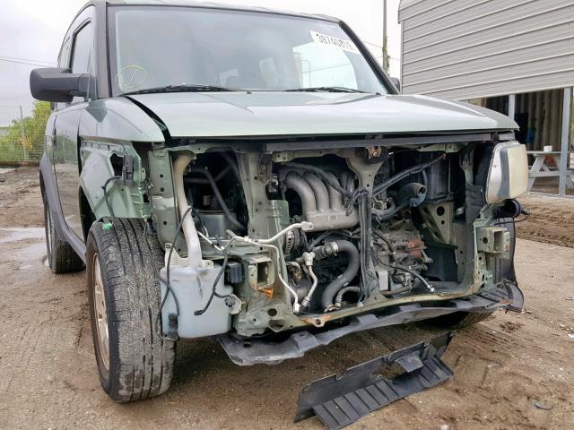 5J6YH185X3L014955 - 2003 HONDA ELEMENT EX GREEN photo 9