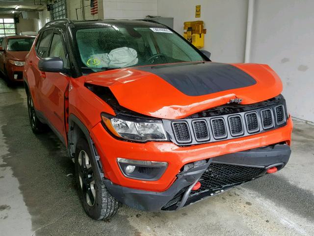 3C4NJDDB9HT667444 - 2017 JEEP COMPASS TR ORANGE photo 1