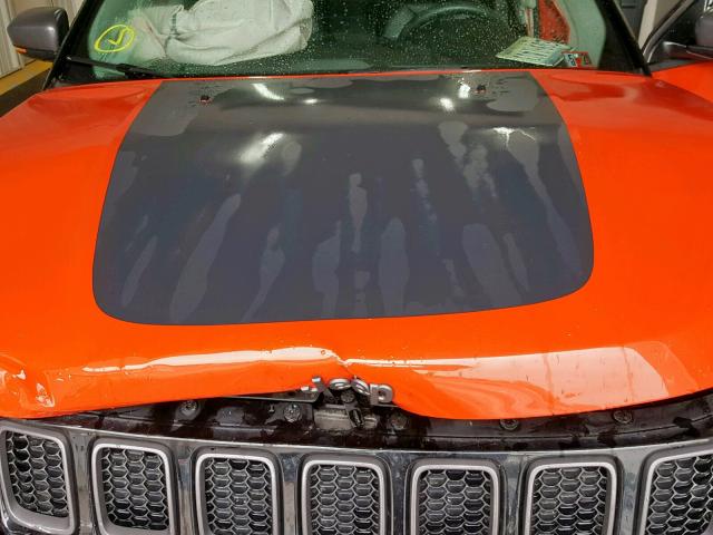 3C4NJDDB9HT667444 - 2017 JEEP COMPASS TR ORANGE photo 7