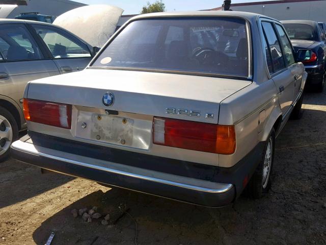 WBAAE6408F0700907 - 1985 BMW 325 E AUTO GOLD photo 4