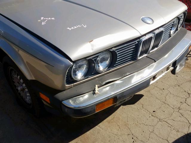 WBAAE6408F0700907 - 1985 BMW 325 E AUTO GOLD photo 9