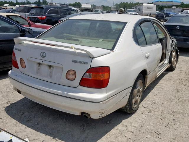 JT8BD68S5X0062301 - 1999 LEXUS GS 300 WHITE photo 4