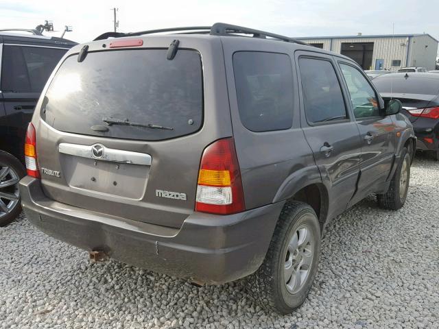 4F2CZ06144KM09390 - 2004 MAZDA TRIBUTE ES 灰色 照片 4