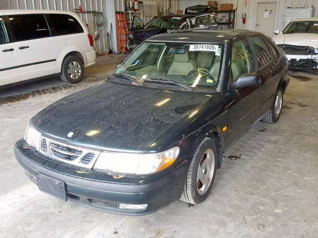 YS3DD55N6X2087918 - 1999 SAAB 9-3 S GREEN photo 2