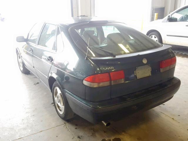 YS3DD55N6X2087918 - 1999 SAAB 9-3 S GREEN photo 3