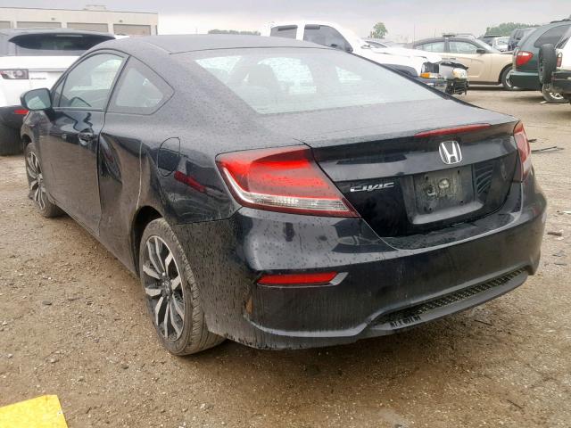 2HGFG3B00FH530964 - 2015 HONDA CIVIC EXL 黑色 照片 3