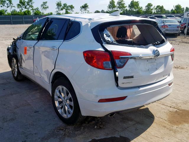 LRBFXBSA6HD243144 - 2017 BUICK ENVISION E WHITE photo 3