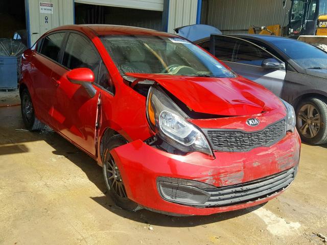 KNADM4A3XF6426223 - 2015 KIA RIO LX RED photo 1