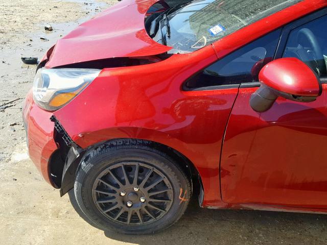 KNADM4A3XF6426223 - 2015 KIA RIO LX RED photo 9