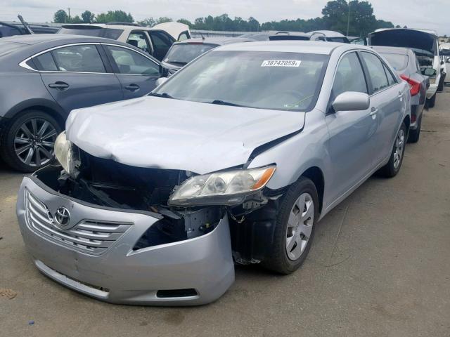 4T1BE46K07U703302 - 2007 TOYOTA CAMRY NEW SILVER photo 2