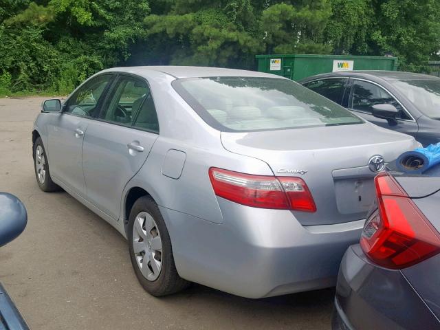 4T1BE46K07U703302 - 2007 TOYOTA CAMRY NEW SILVER photo 3